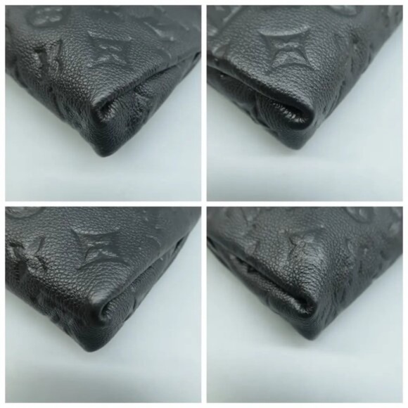 100% Authentic Louis Vuitton Pallas Black Monogram Leather Shoulder Bag - Picture 5 of 12